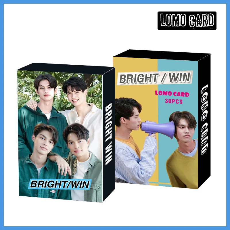 30 Pcs/Set Thailand Stars BRIGHTWIN OFFGUN LOMO Cards Star Figure Photo Cards Message Card Fans Collection Gift