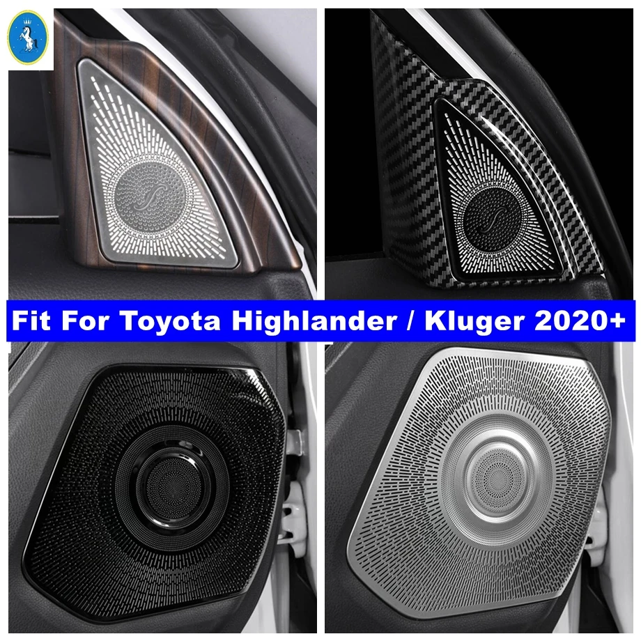 

Для Toyota Highlander / Kluger 2020-2024 Автоматическая оконная стойка A / Дверной стереодинамик Аудио громкоговоритель Звуковая крышка Накладка