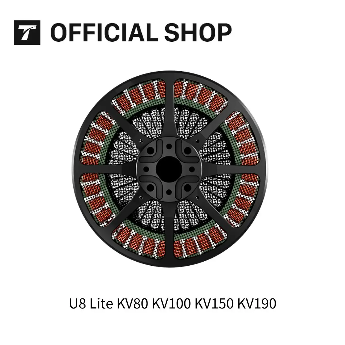 

T-motor Ultralight U8 Lite KV80 KV100 KV150 KV190 Silver Winding Brushless Motor For Aircraft UAV Market Drones Parts