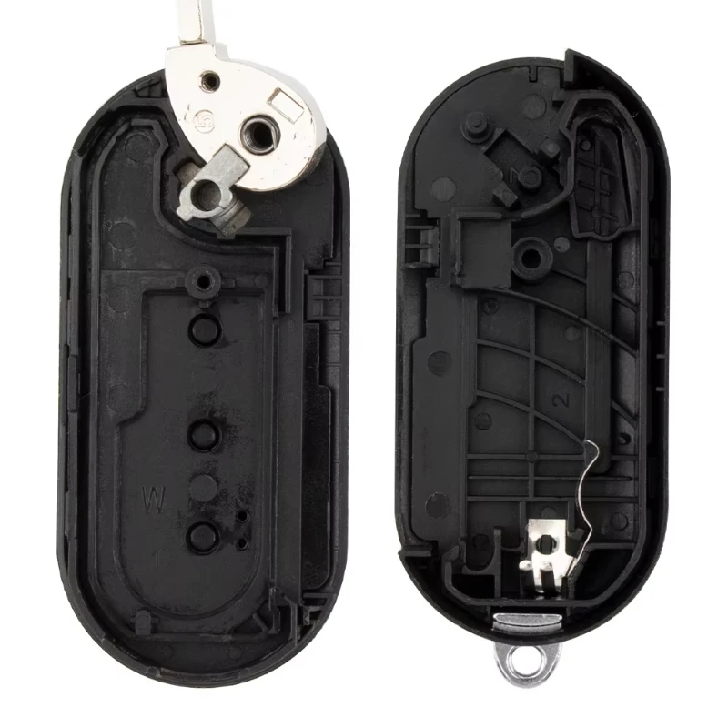 JsHonYu Delphi Marelli System 433MHz ID46 Remote Key for Fiat 500 Doblo Ducato Bravo Citroen Jumper Peugeot Boxer Fob