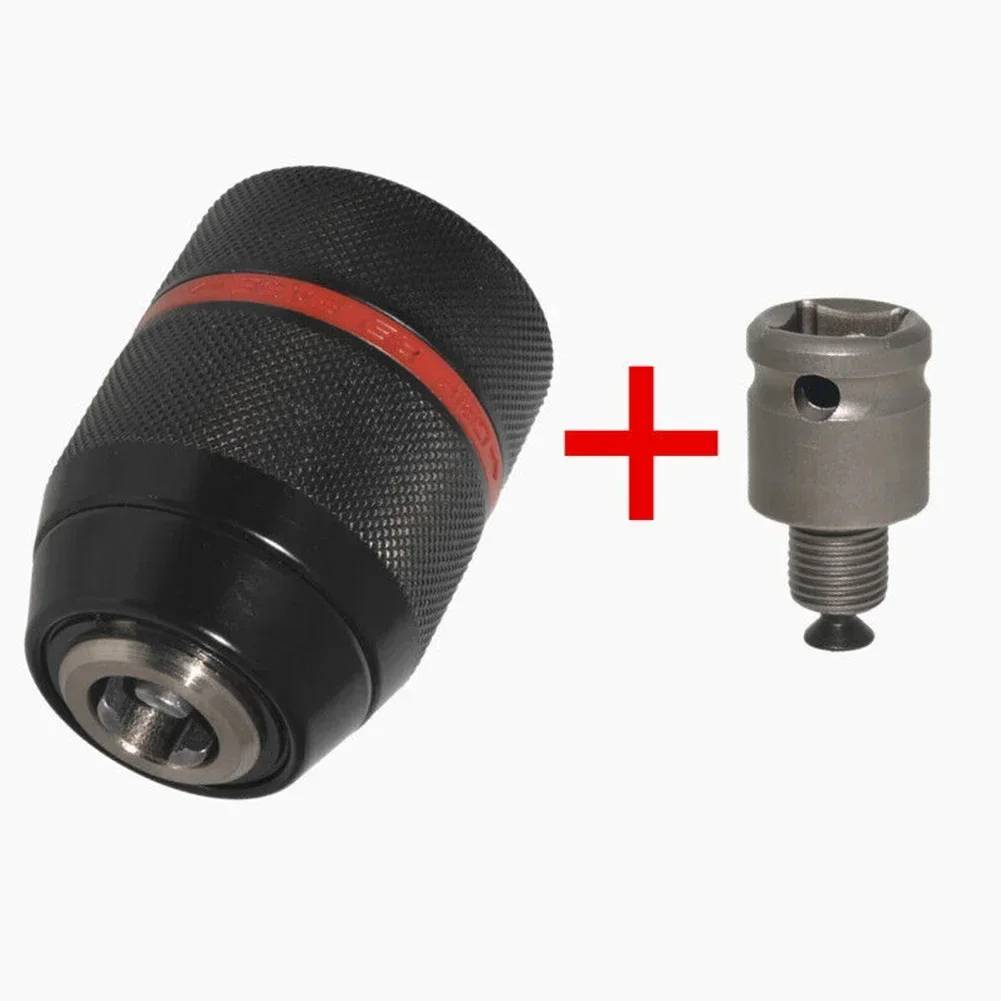 1/2-20UNF 13mm Keyless Drill Chuck Hex/SDS/Socket Bit Driver Converter Adapter Class 3 Jaw Design Chuck Square Adapter