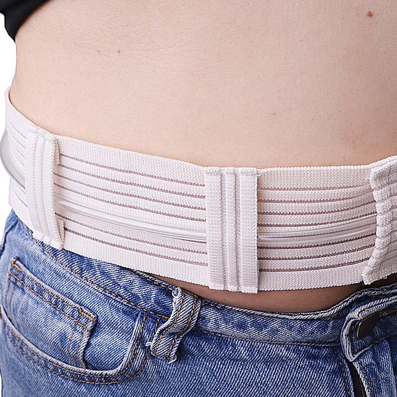 Dialysis Conduit Protection Belt Adjustable Breathable Abdominal Peritoneal Therapy Back Support