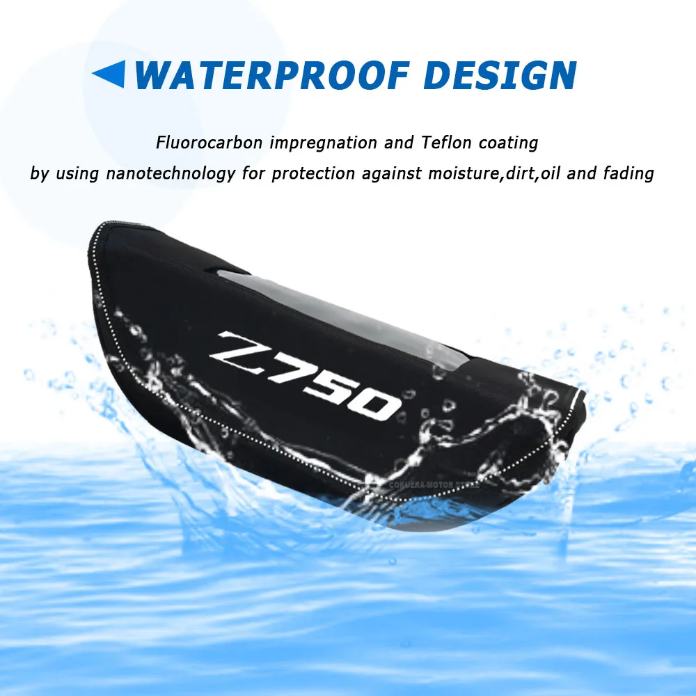 For Kawasaki Z 750 z750 Z750R Z750S Motorcycle accessory Waterproof And Dustproof Handlebar Storage Bag