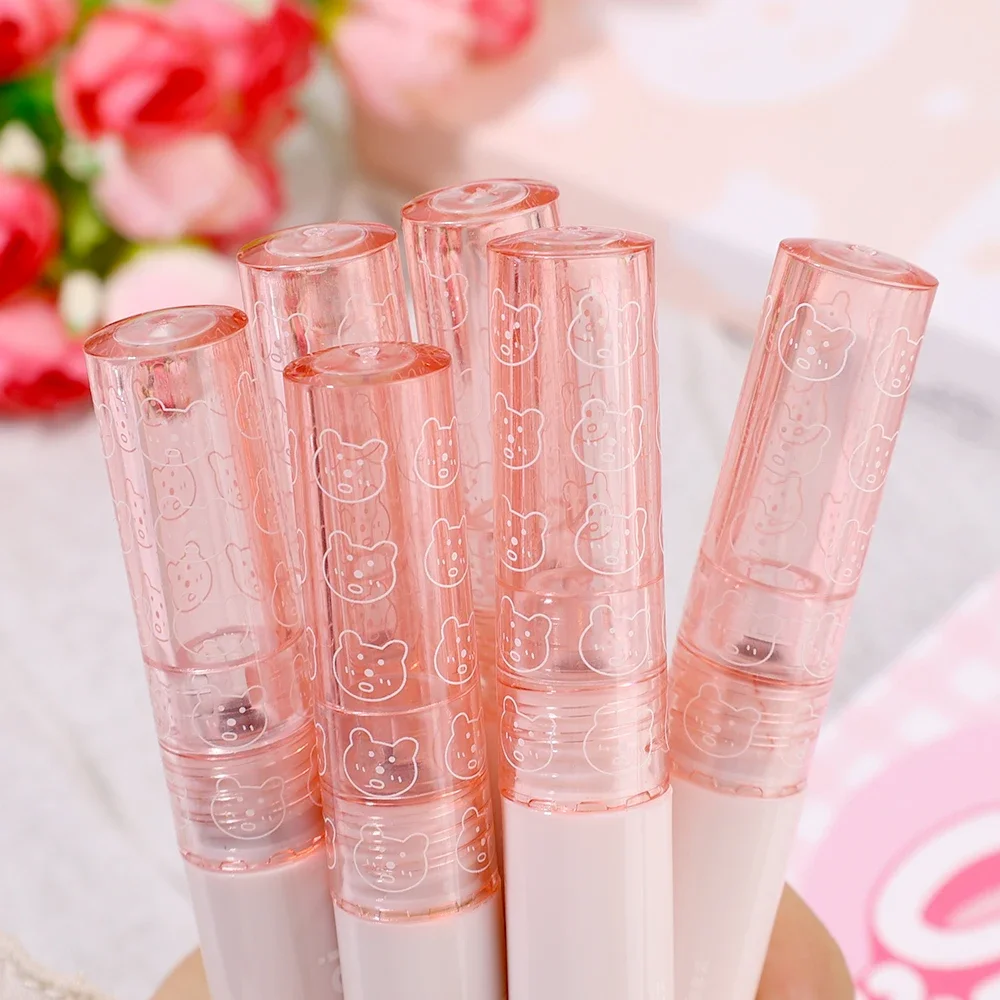 Mirror Water Lip Glaze Set Moisturizing Sexy Red Lip Tint Lipstick Makeup Longlasting Color Non-stick Cup Lip Gloss Cosmetics