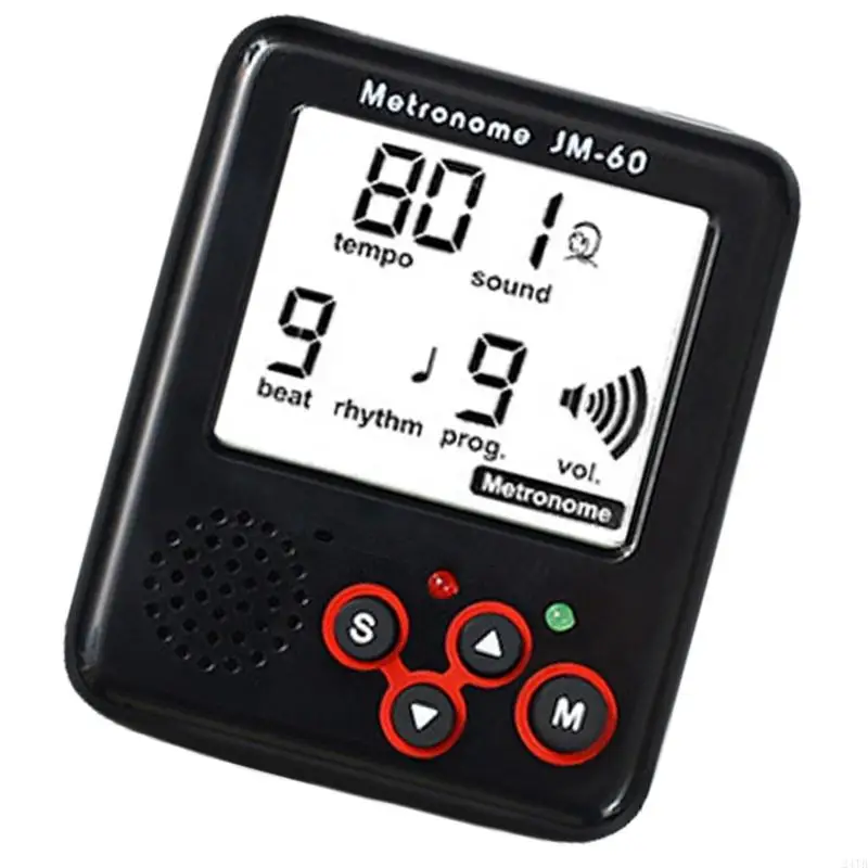 Electronic Metronome Tone Generator Tuner Clip on Tempos Metronome LCD Digital Rhythm Metronome for Professional Runners 