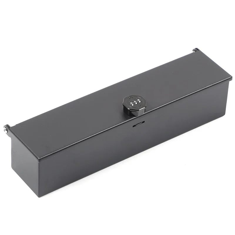For Land Rover Defender 110 2004-2018 Aluminum Alloy Car Rear Seat Safe Storage Box with Password Lock Interior Accessories