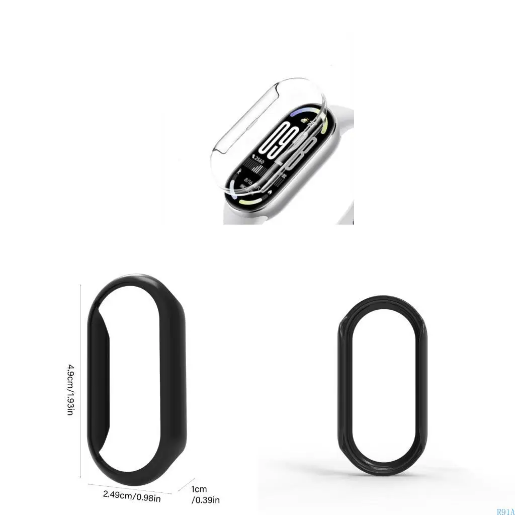 

R91A Wwatch Cover Shock -Resean Carding Guard легко установить и удалить для полосы 10