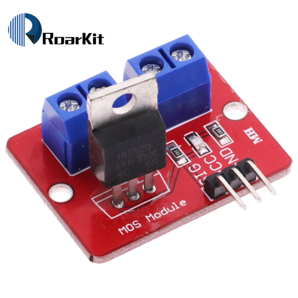 0-24V Top Mosfet Button IRF520 Mos Driver Module Voor Arduino Mcu Arm Raspberry Pi