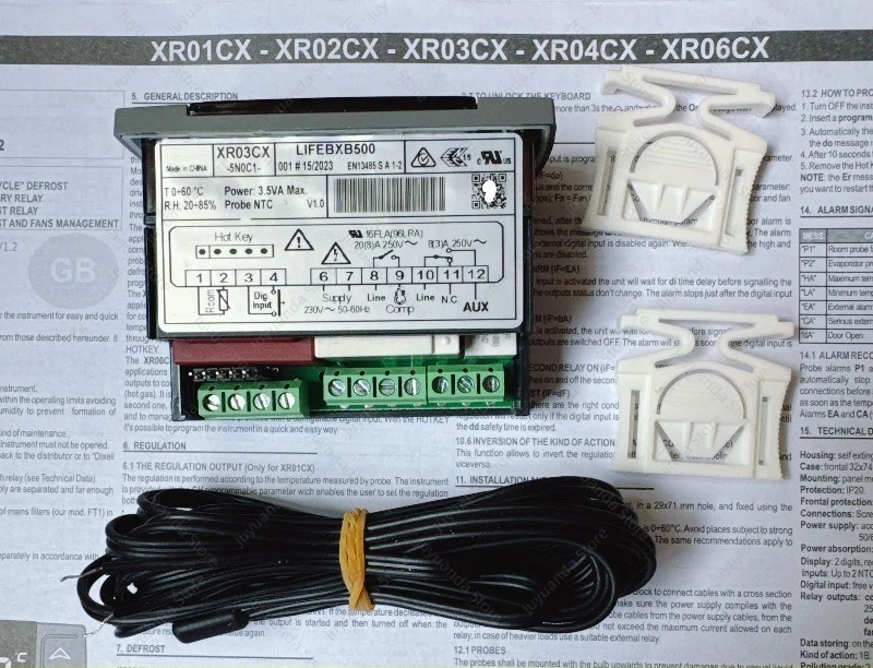 Thermostat XR03CX-5N0C1: XR03CX-5NOC1: XR03CX-SNOC1XR03CX Temperature Control