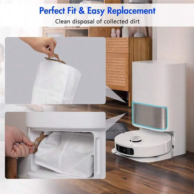 AB43-For Xiaomi لـ X10+ /X20+، X20 Pro/Max، لـ Dreame L20/L10s/L10/L10s Pro/L50 Pro Ultra، L20 Ultra/X40 ملحقات أكياس المكنسة الكهربائية