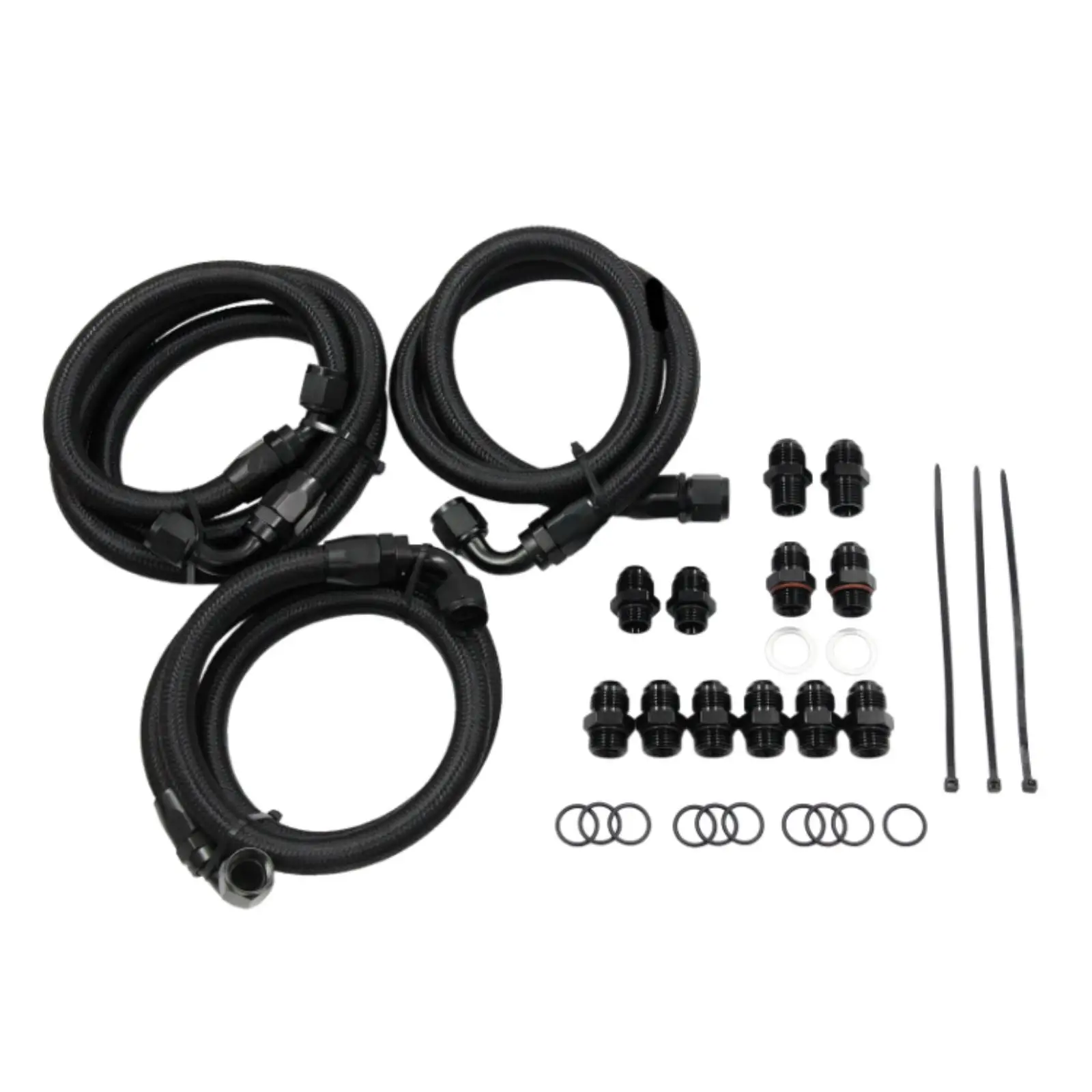 Cooler Hose Line Kit, TF-1069-bk ,Metal Prevent Leaks High Performance Accessories Replaces for 6.6 lb7 Lly Duramax