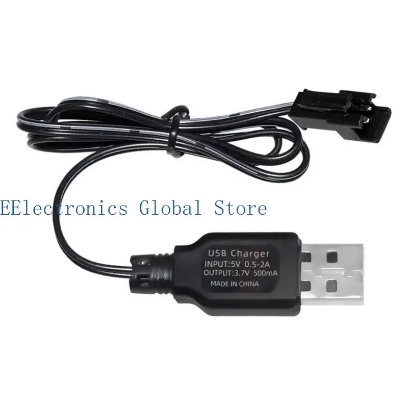 462B USB Cable with Connectors, Battery USB Charging Cable 3.7V 500mAh Output with LED