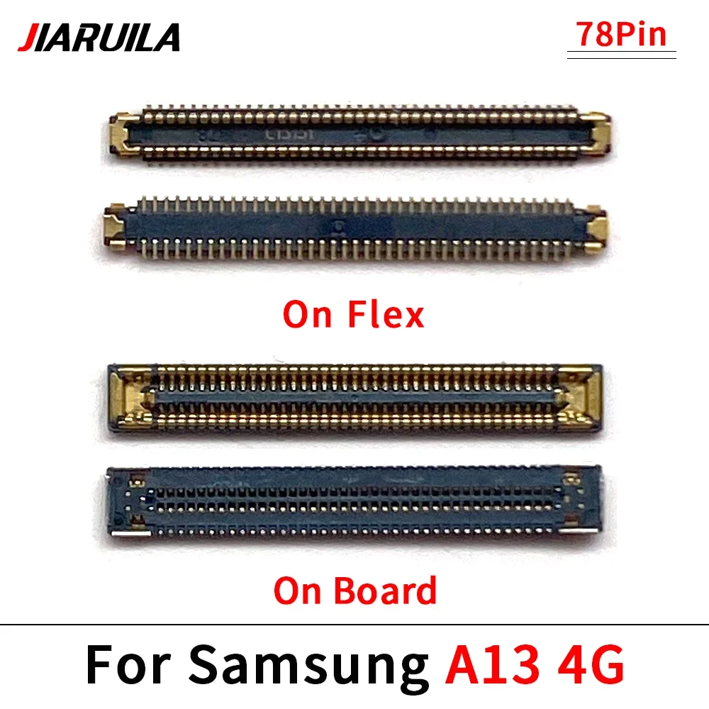 LCD Display Screen Flex FPC Connector On Board For Samsung A12 A13 4G 5G A21S A22 4G 5G