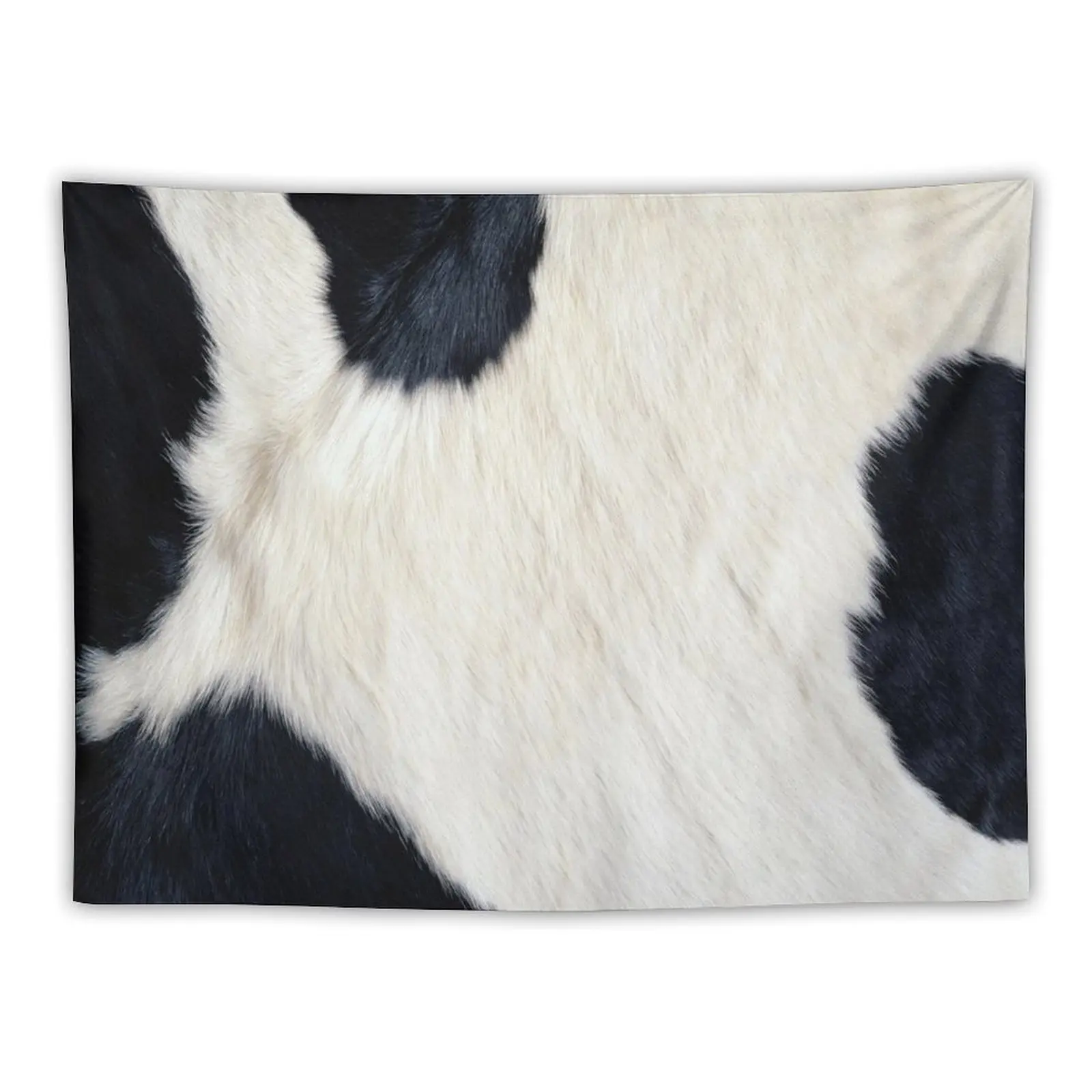 

Faux Cowhide Black and white Tapestry House Decor Room Decor For Girls Home Decorations Aesthetic Tapestry