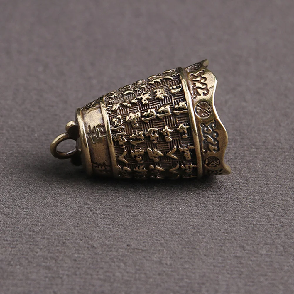 

Retro Keychain Pendants Vintage Brass Bells Decorative Charms for Crafts DIY Home Accessories Small Copper Items