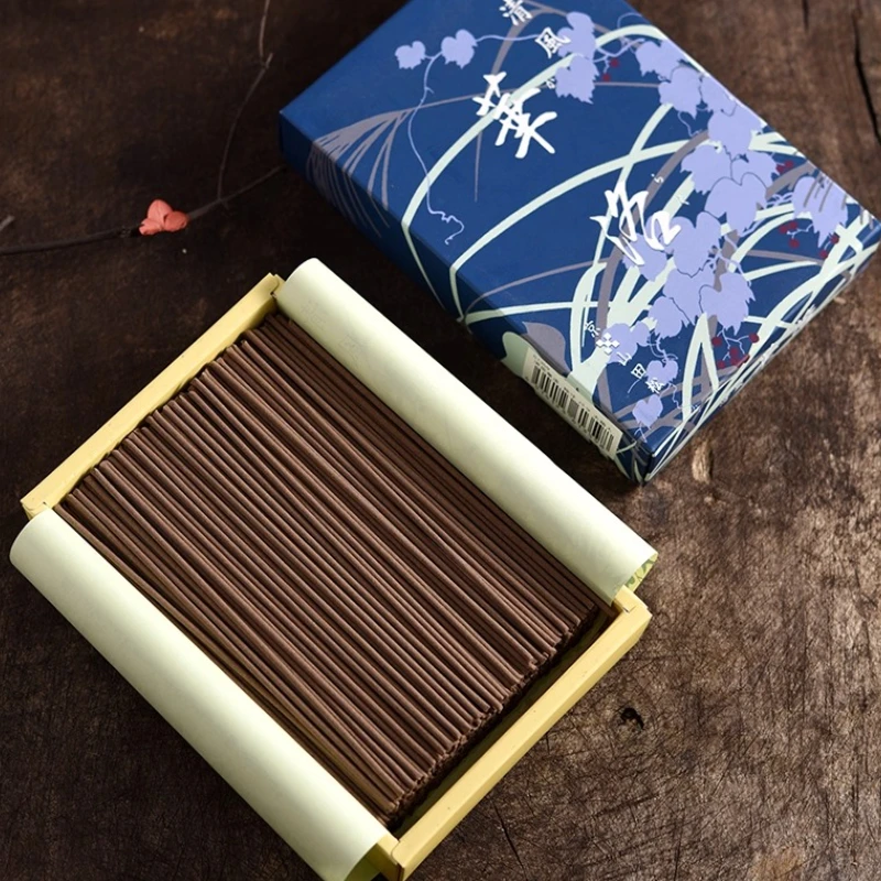 Japan Imported Plant Scent Incense Stick Household Indoor Deodorization Incense Stick Help Meditation Calming Mind Purifies  Air