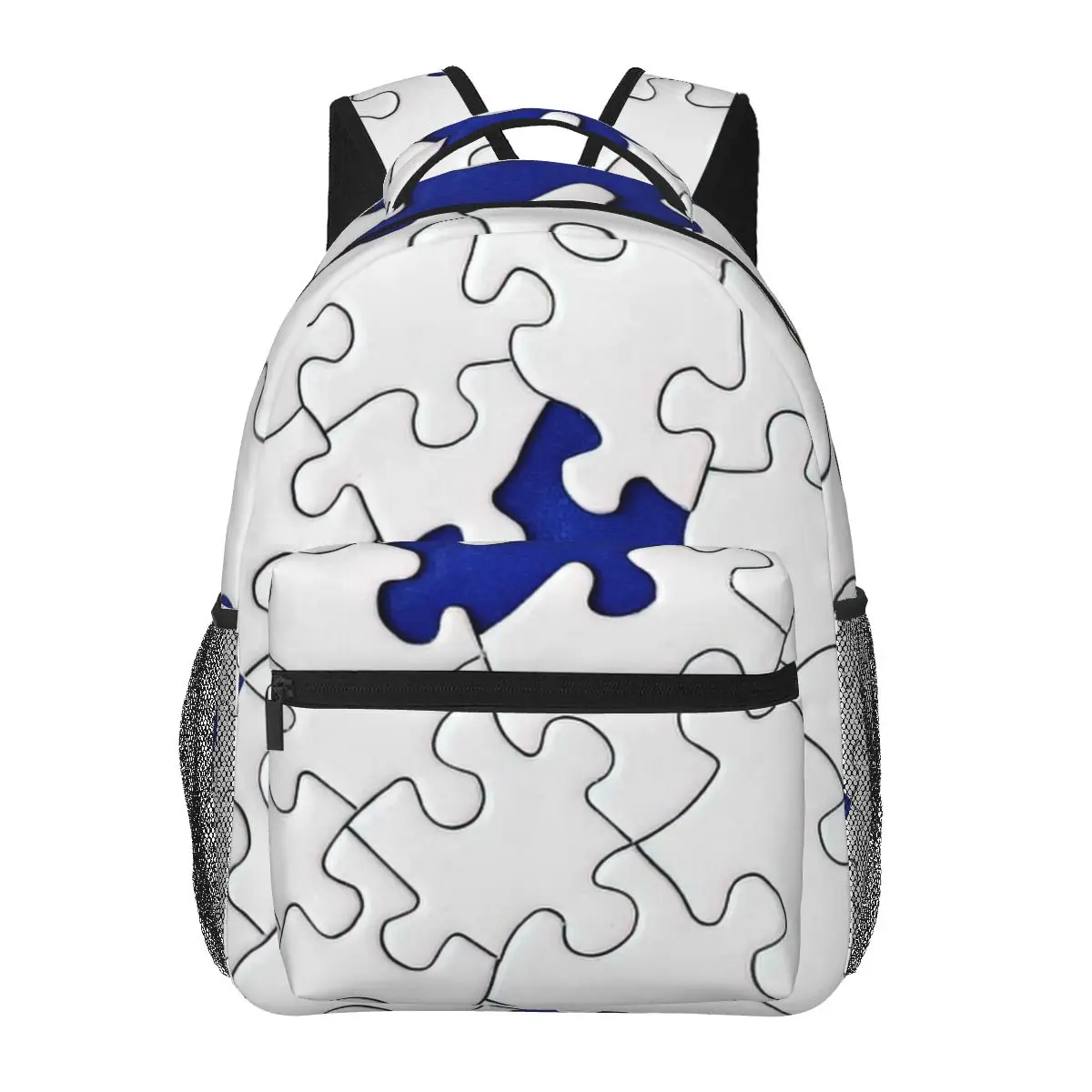 

Puzzle Bonnet Backpack for Girls Boys Travel RucksackBackpacks for Teenage school bag