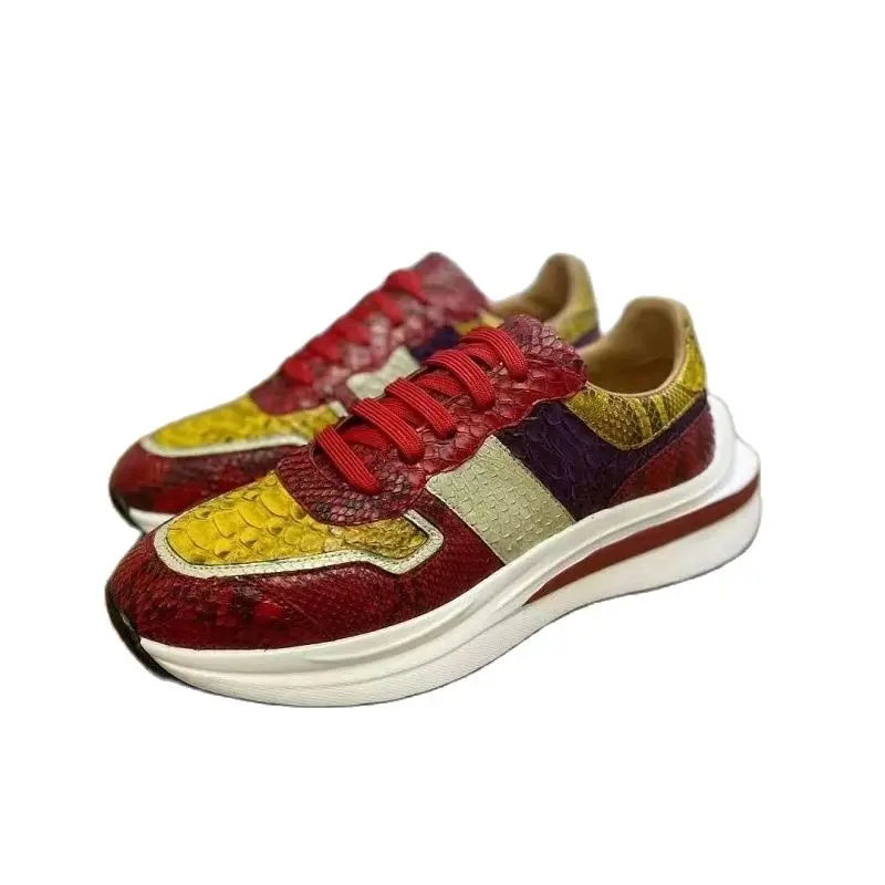 

BATMO 2023 new arrival Fashion sneka skin causal shoes men,male Genuine leather sneakers PDD164