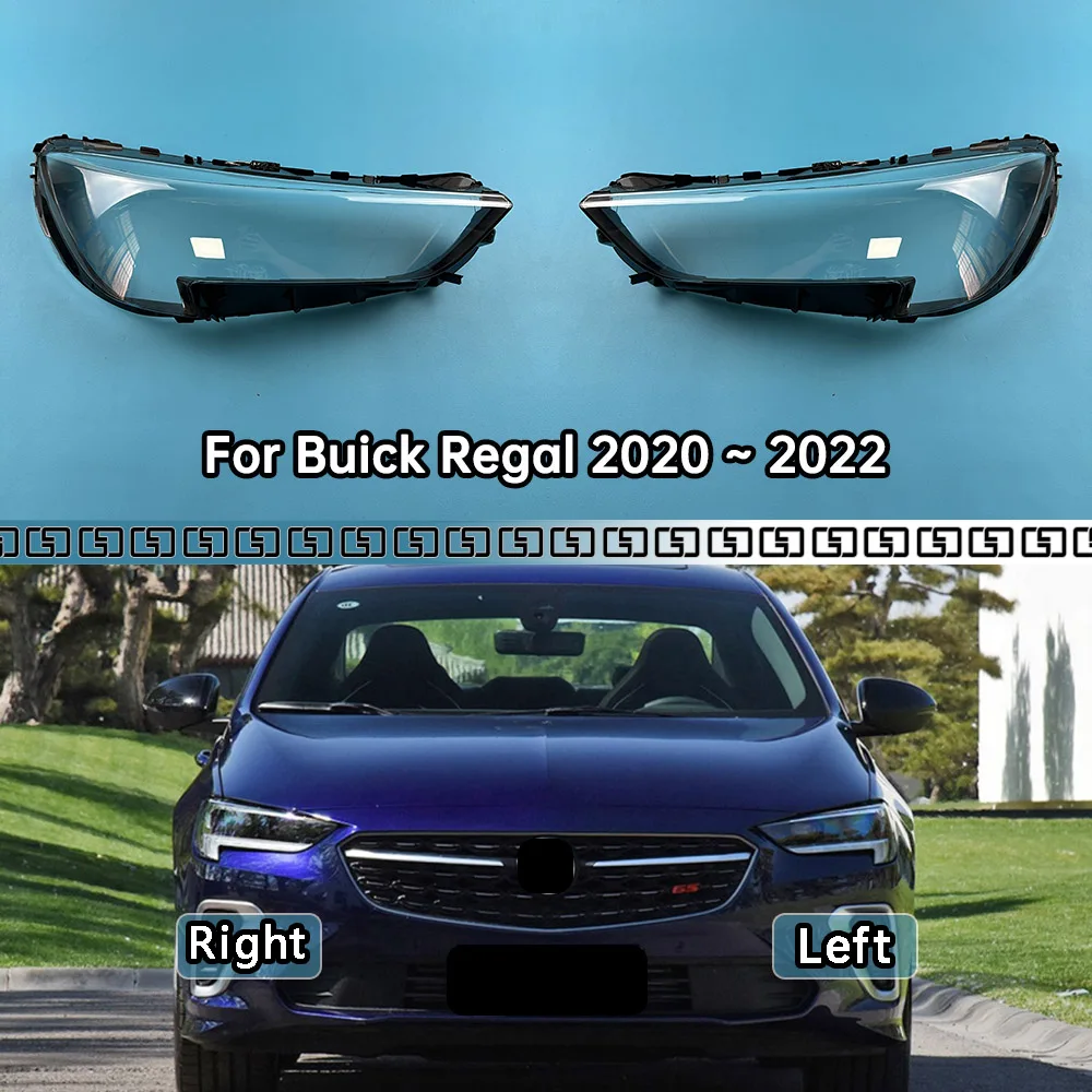

Для Buick Regal 2020 2021 2022, крышка передней фары автомобиля, прозрачный светильник, стеклянный корпус, маска, прозрачный абажур, крышка