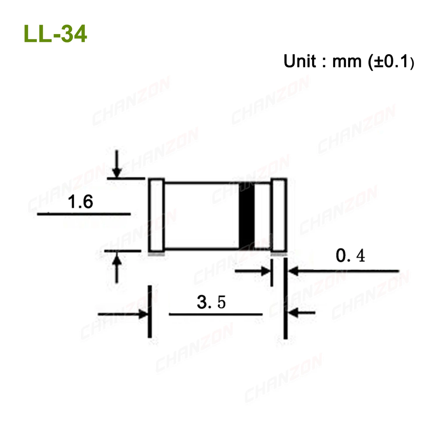 34 Values 0.5W SMD Zener Rectifier Diode Kit 2V 3V 3.3V 3.6V 5.1V 5.6V 7.5V 10V 12V 13V 15V 16V 18V 20V 22V 24V 30V 36V 39V 47V