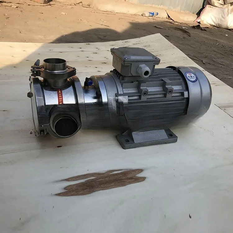 

1.5 Inch Food Sanitary Grade Soybean Electrical Motor Driving Stainless Steel Flexible Rubber Impeller Pump
