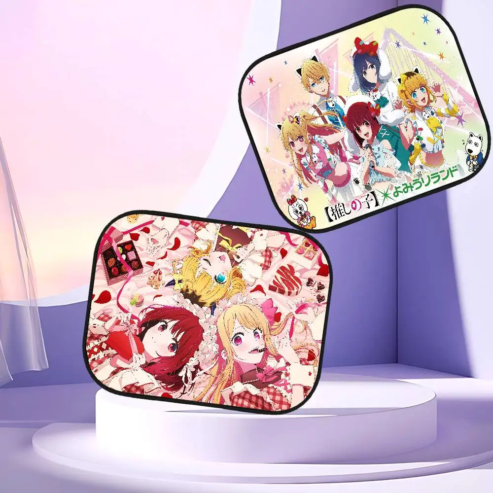 

Oshi No KoS Anime Generic Car Window Shades Sun Covers Seat Sun Protection Static Cling Cars Shades Blackout For Vehicles