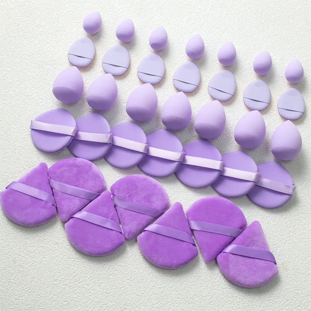 Professional Makeup Puff Set Beauty Sponge Blender Cosmetic Foundation Applicator For Face Tool Soft Durable Accessory Kit