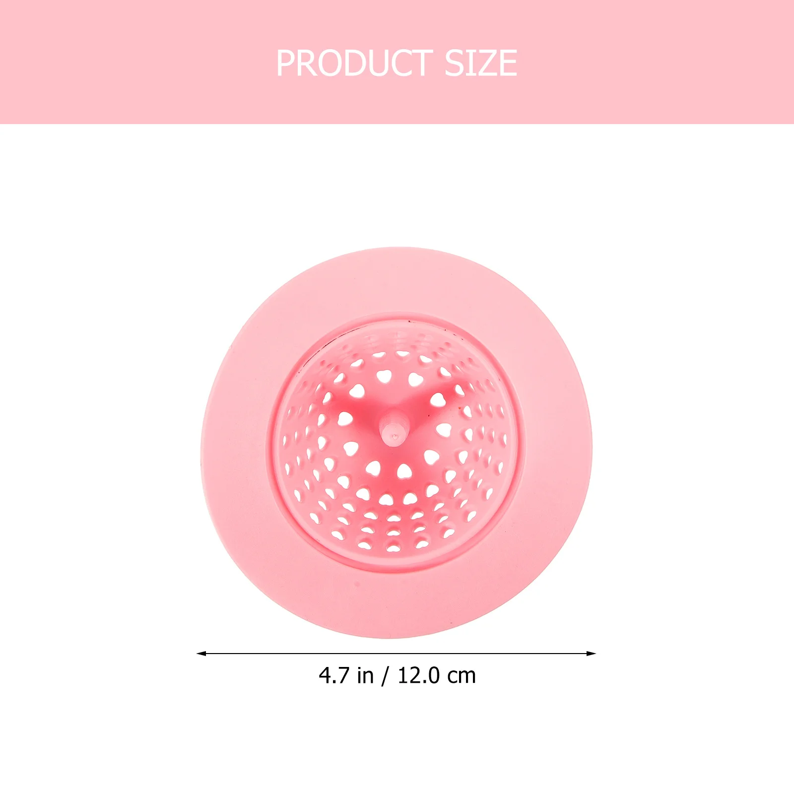 

6Pcs Silicone Drain Filter Net Kitchen Bathroom Clog Preventer Handheld Design Seamless Liquid Drainage Food Particles Blocker