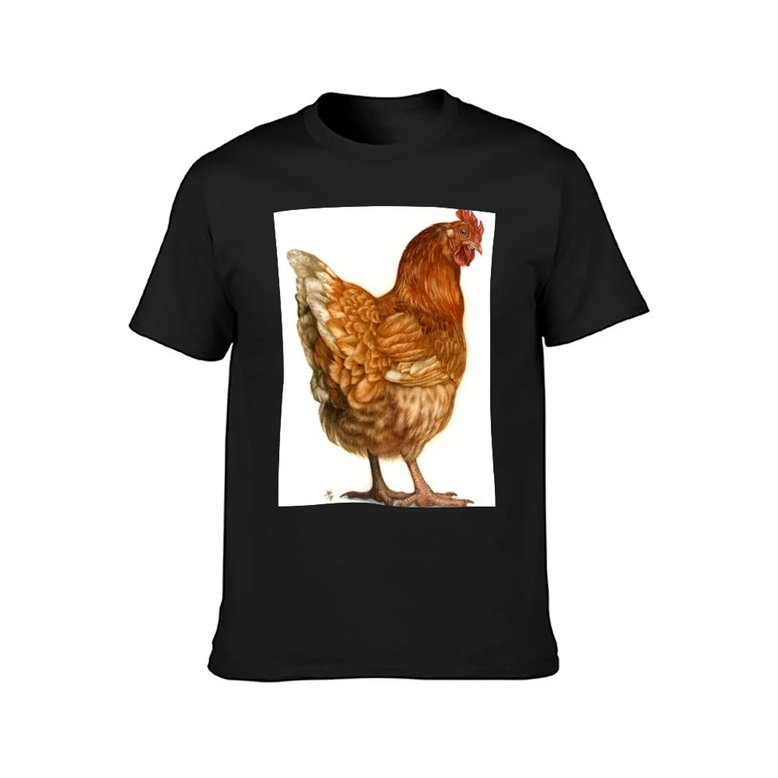 Red Hen T-Shirt customizeds quick-drying tops Aesthetic clothing mens champion t shirts