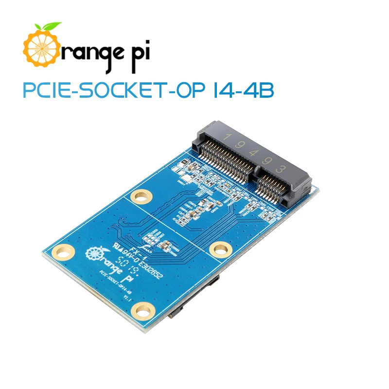 Laranja Pi 4 e 4B Placa de Expansão PCIE Soquete, Interface Especial Board, Development Board