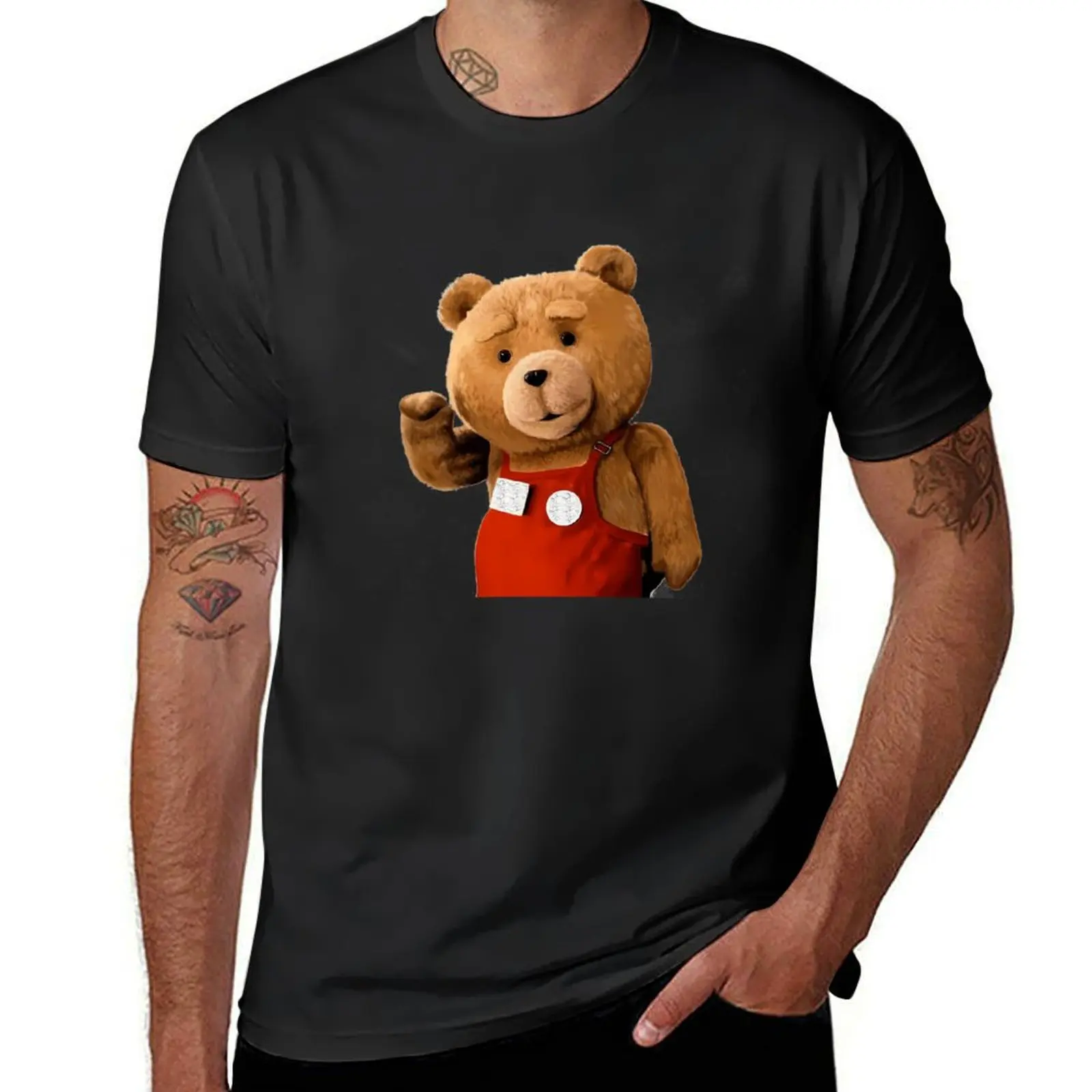 

Ted is waving T-Shirt baggy shirts street wear boys animal print sweat shirts, men