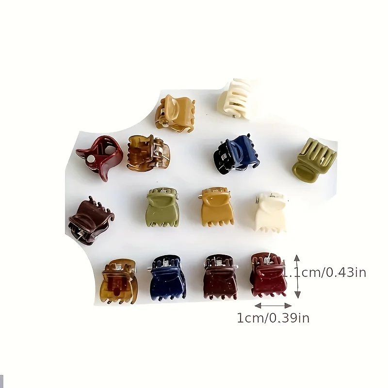 50/100 Stück Mini-Seitenklammer-Set | Perfekt als alltäglicher Haarschmuck für süße Mädchen mit geflochtenen Frisuren oder Pferdeschwänzen. – Detail 1