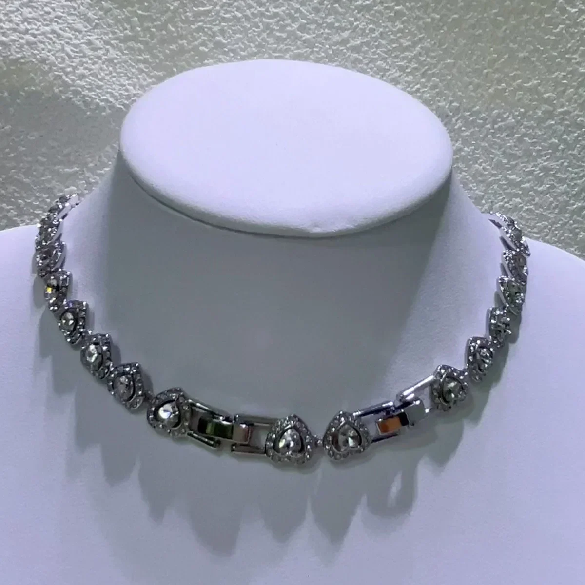 NONE Pearl Necklace Bracelet Earring Set White 10