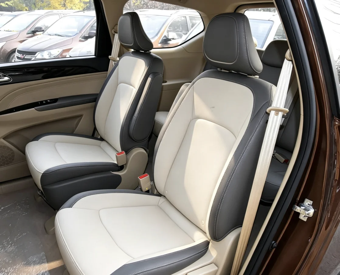Für Chevrolet Captiva 2020 Maßgefertigte Autositzbezüge Luxuriöses Nappaleder 100% Passgenau Innenraumzubehör 360 ° Vollständige Abdeckung – Detail 9