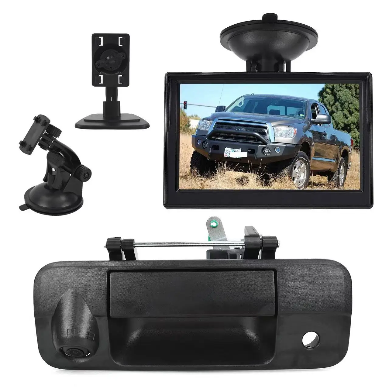 

Car Rearview Parking Camera Image Reverse Rear Tailgate Handle Backup Camera for Toyota Tundra 2007-2013 Parking Assistance
