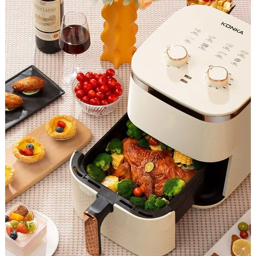 12L Air fryers intelligent home multi-function oil-free oven reservation touch screen large-capacity visualization airfryer 220V