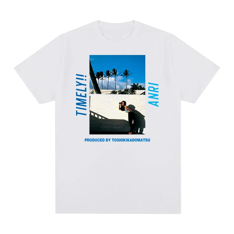 TOSHIKI KADOMATSU camiseta Vintage Anri Timely City música Pop Funk japonés Camiseta de algodón para hombres nueva camiseta para mujer Tops Unisex