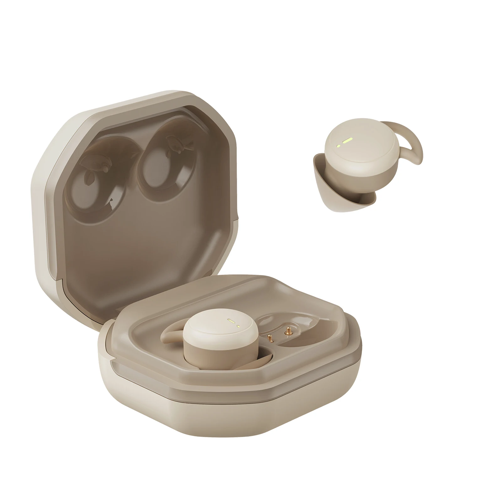 Mini auricolare Wireless invisibile con microfono auricolare per dormire, nessun flash, mezzo in-Ear, nessun dolore cuffie Micro Mono/Twin Bluetooth