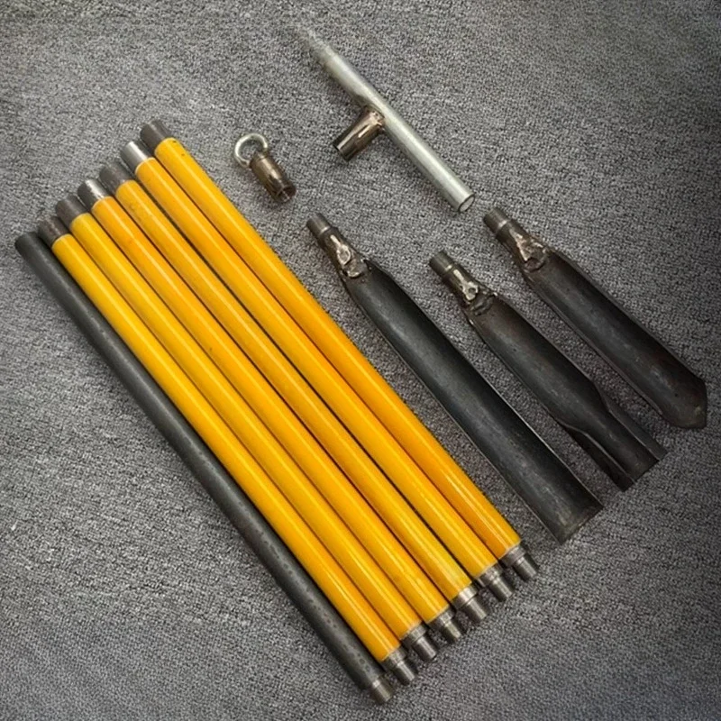 Earth remover, tool FRP tailings sampling, exploration shovel, hole driver