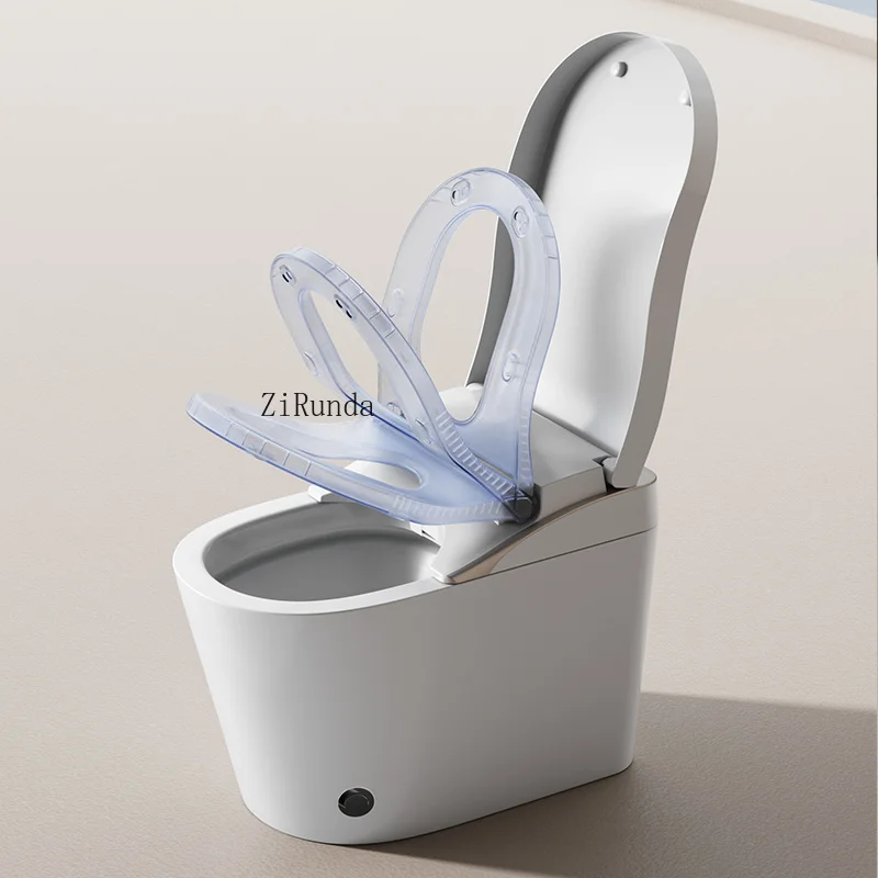 High-end ergonomic smart bidet toilet gold floor-to-ceiling canned electronic ceramics smart WC with remote control view 3