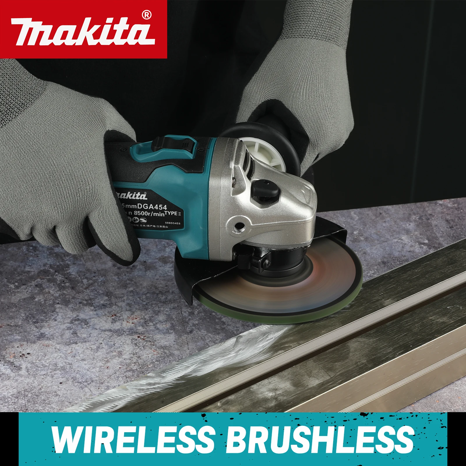 マキタ DGA454 115 ミリメートル 18 V ブラシ - Brushless Angle Grinder Battery Powered のレビューと価格