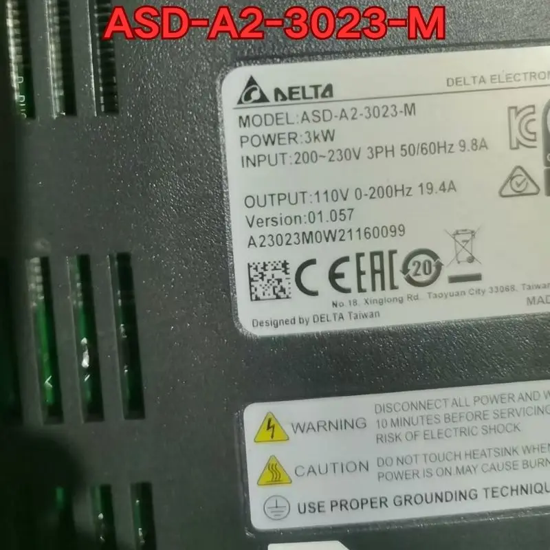 used Servo drive ASD-A2-3023-M machine Tested OK Latest Pricing for 2026