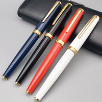Luxury Black resin Ballpoint Rollerball Pen pix Office School Smooth writing
