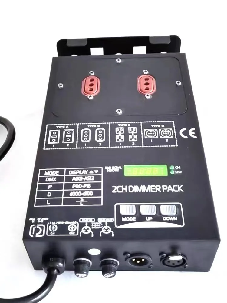 

Simple 2 Channels DMX 512 Dimmer Pack 2ch Stage Light Performance Equipment Linear Dimming Controller Pack EU/US/AU/UK Socket