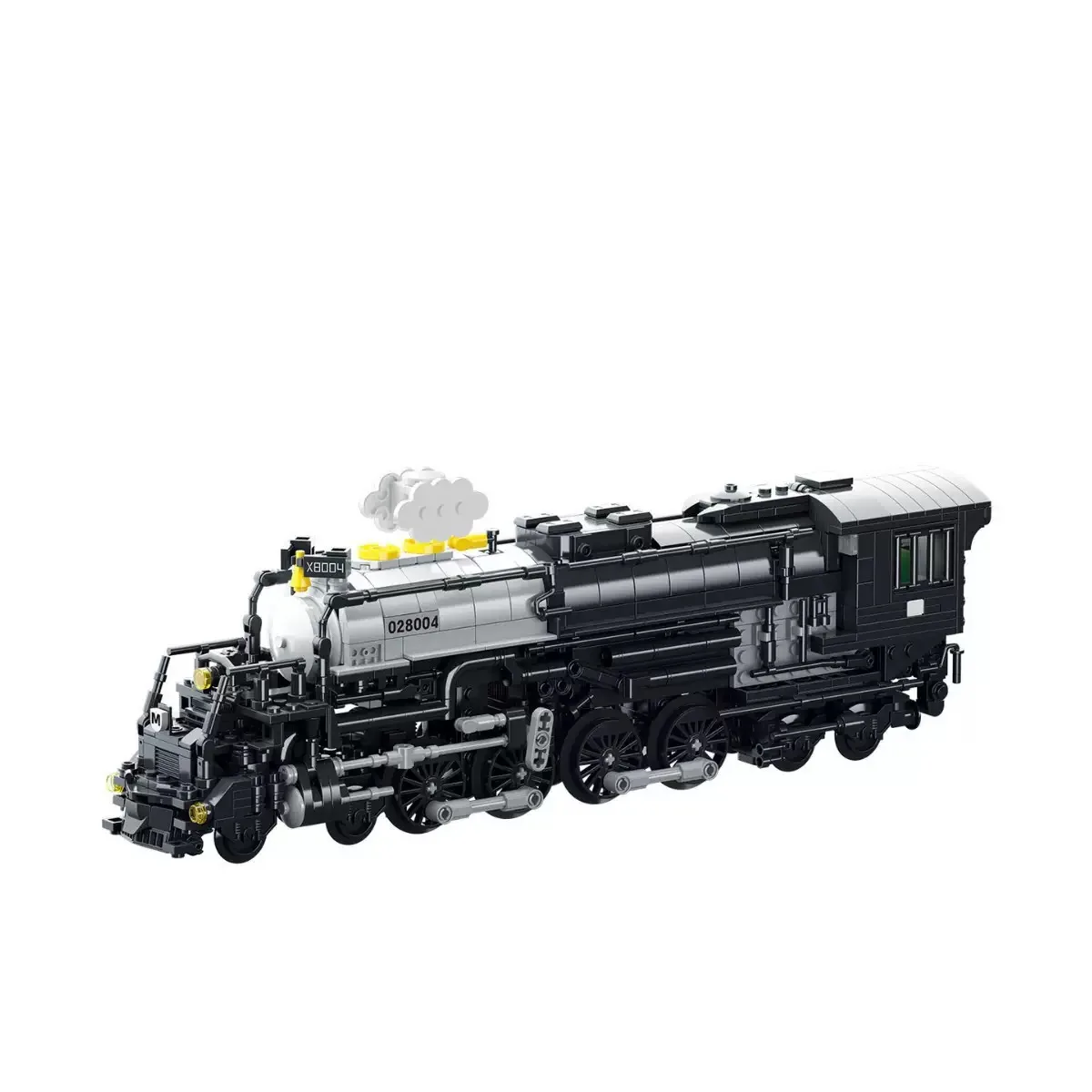 1848ピース 電動ビルディングブロック おもちゃギフトセット、西洋列車ブックエンドモデル組み立て、子供向け教育組み立ておもちゃ