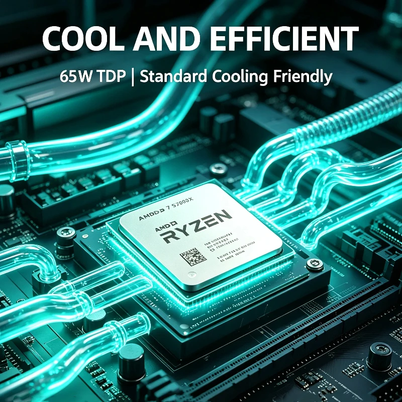 Pc Gaming High End - AMD R7 5700X Masaüstü İşlemci Soket
