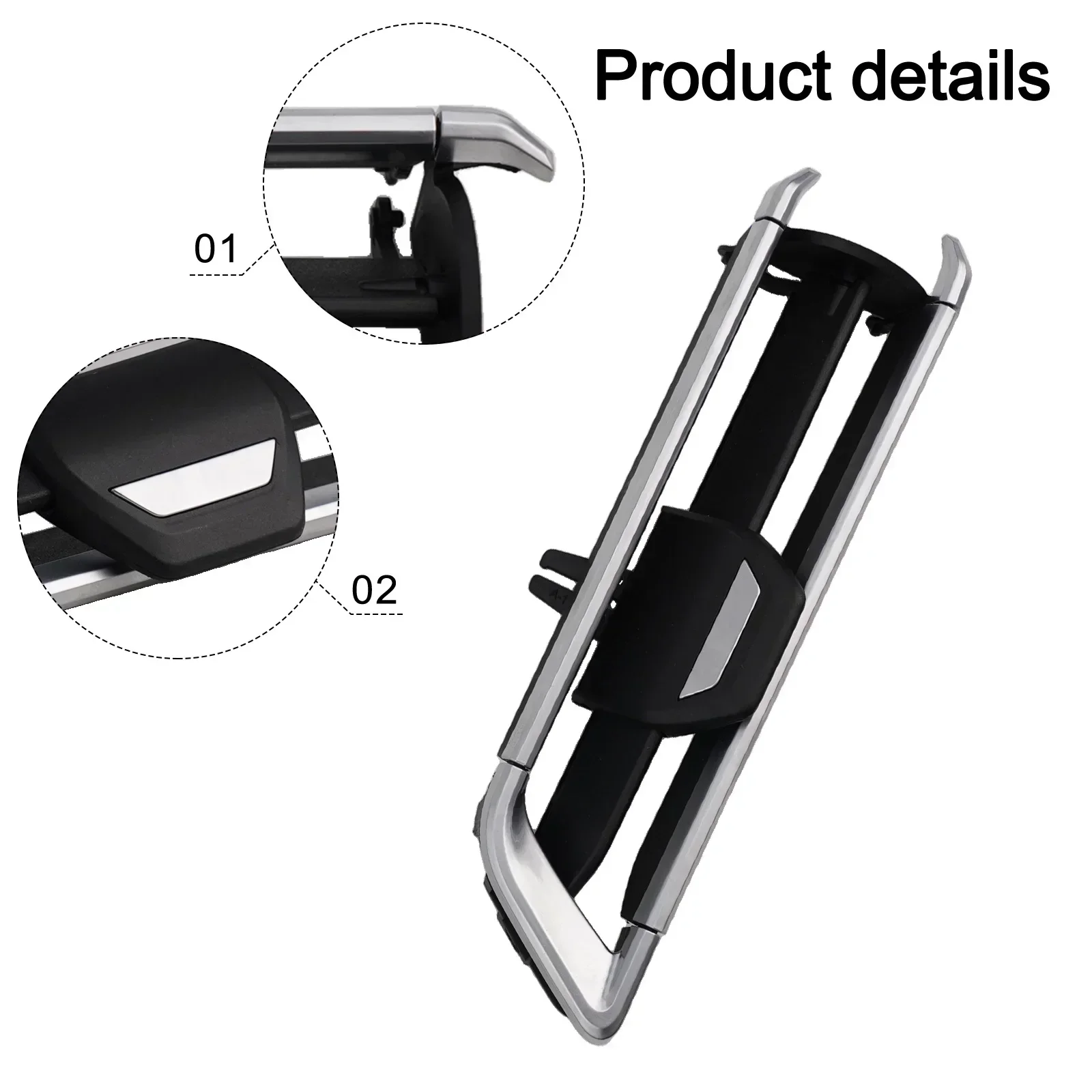 BMW G05 G06 G07 Vent Center Left Vent Outlet Vehicle Interior Repair ABS Plastic Material Brand New Condition Direct Replacement