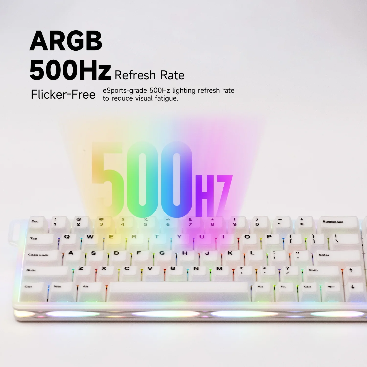AKKO X MonsGeek Verve 68 HE 키보드 65% 레이아웃 RGB 마그네틱 스위치 RT0.005mm 8K 폴링 레이트 커스텀 게이밍 기계식 키보드