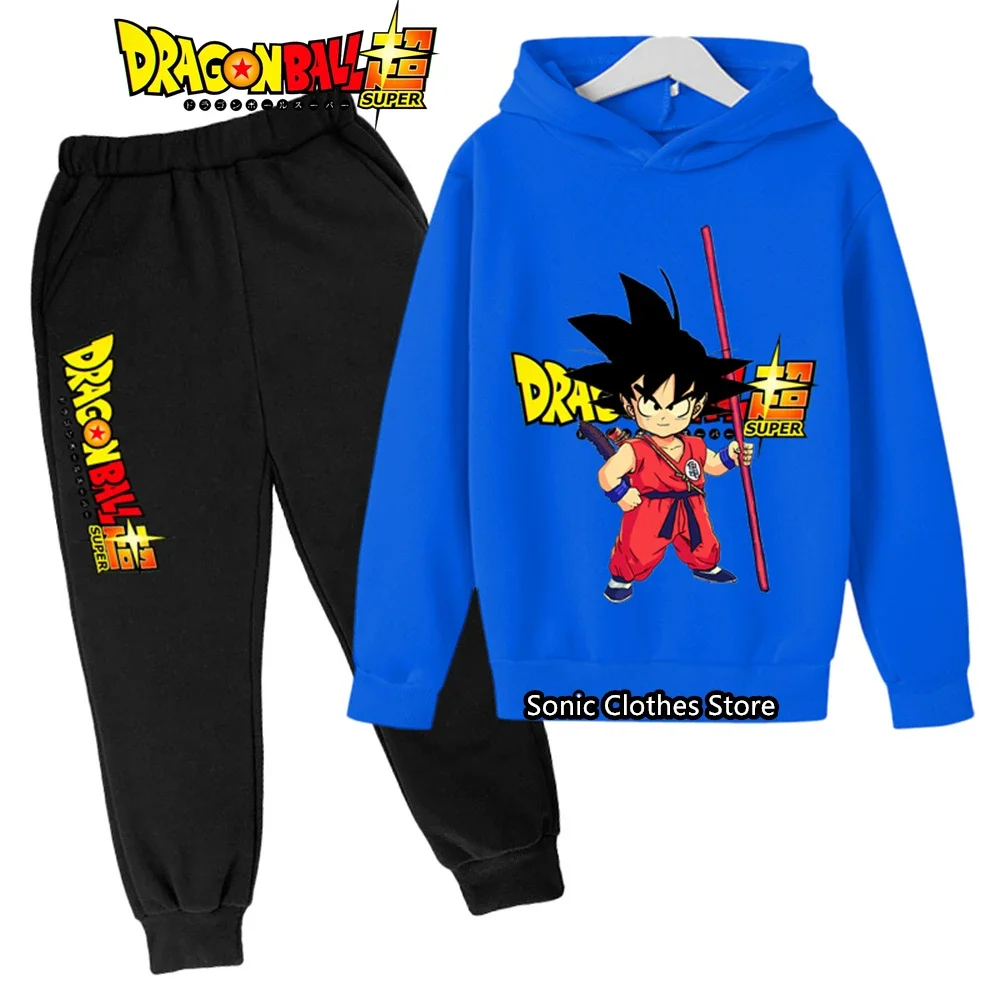 

Детский комплект с капюшоном Dragonball для мальчиков с героями мультфильмов Гоку, От 3 до 12 лет, осенне-зимний мягкий теплый милый уютный комплект из 2 предметов с принтом аниме ​