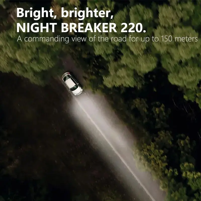 OSRAM Night Breaker 220 Autolampen H4 H7 Halogen-Scheinwerfer +220% Leistungsstärke +150m Reichweite Original-Licht 12V Deutschland, 2 Stück – Detail 2